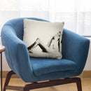 Nude Woman Charcoal Study 59 Throw Pillow By Ashvin Harrison