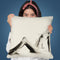 Nude Woman Charcoal Study 59 Throw Pillow By Ashvin Harrison