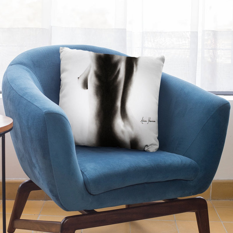 Nude Woman Charcoal Study 60 Throw Pillow By Ashvin Harrison