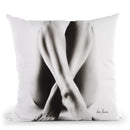 Nude Woman Charcoal Study 61 Throw Pillow By Ashvin Harrison