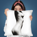 Nude Woman Charcoal Study 62 Throw Pillow By Ashvin Harrison