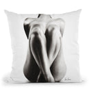 Nude Woman Charcoal Study 63 Throw Pillow By Ashvin Harrison