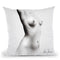 Nude Woman Charcoal Study 64 Throw Pillow By Ashvin Harrison