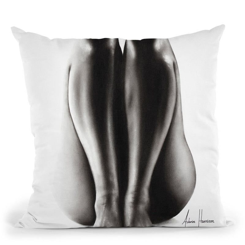 Nude Woman Charcoal Study 65 Throw Pillow By Ashvin Harrison