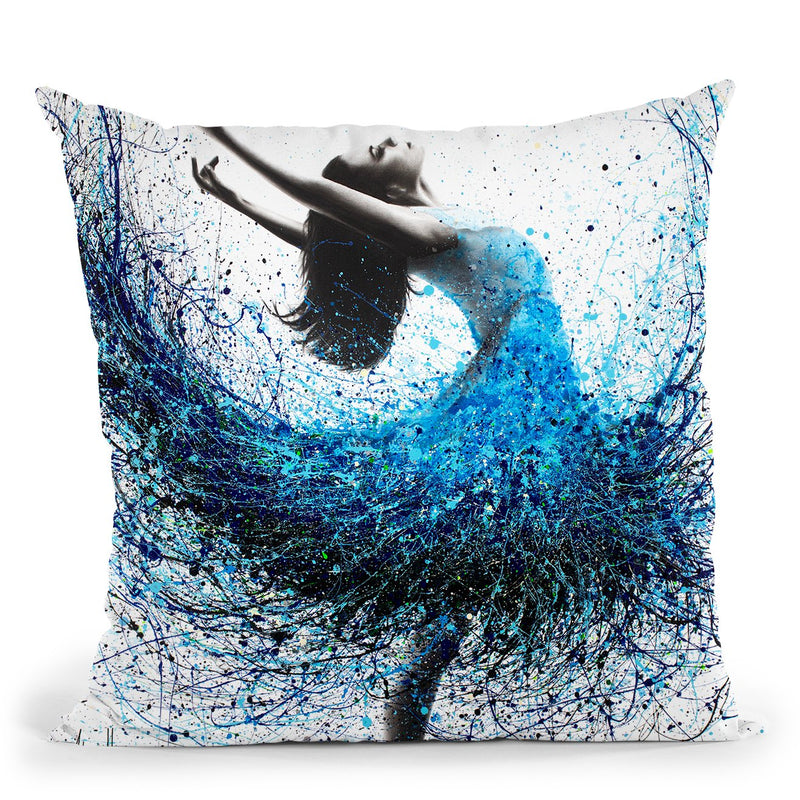 Ocean Mist Dance Throw Pillow By Ashvin Harrison