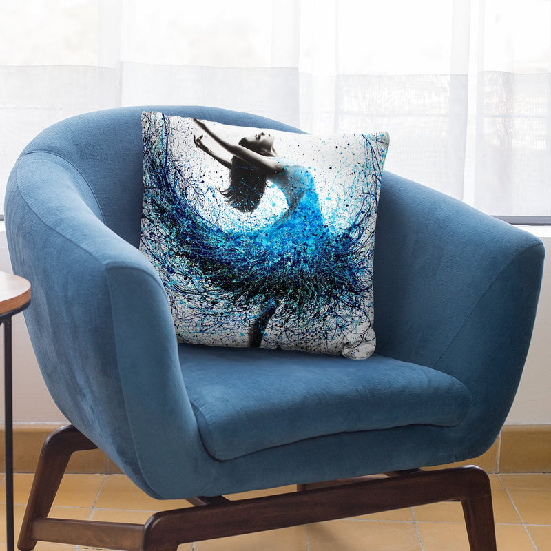 Ocean Mist Dance Throw Pillow By Ashvin Harrison