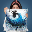 Ocean Mist Dance Throw Pillow By Ashvin Harrison