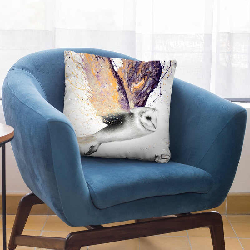 Opal Winged Owl Throw Pillow By Ashvin Harrison