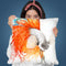 Orange Splice Gourami Throw Pillow By Ashvin Harrison