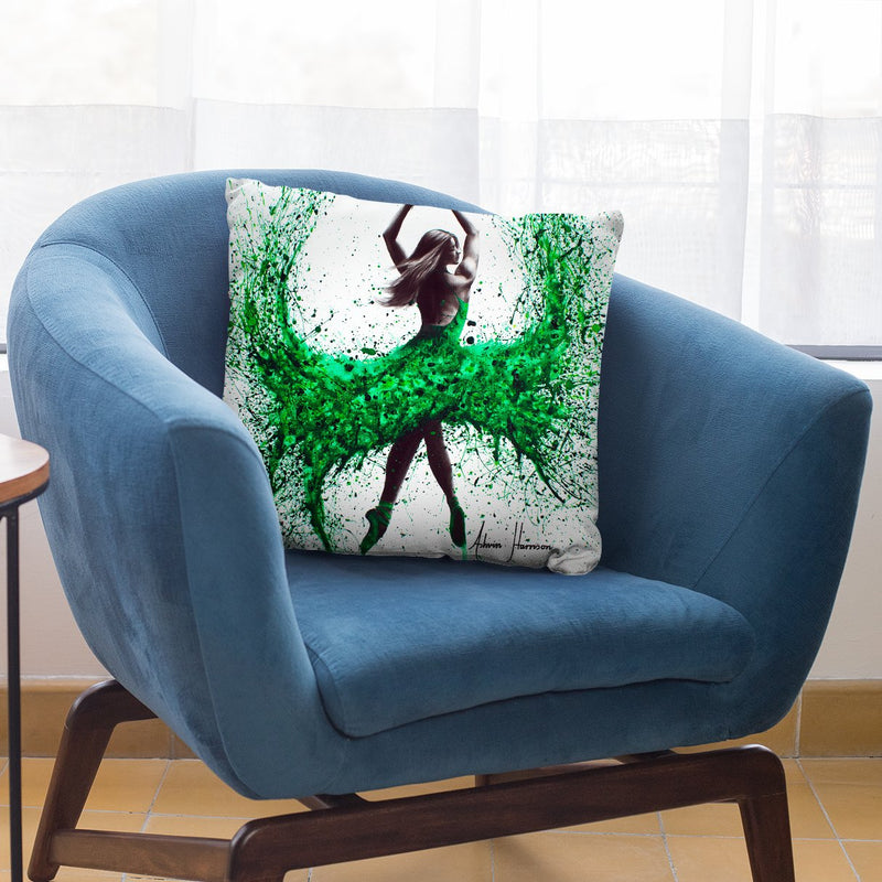 An Emerald Love Throw Pillow By Ashvin Harrison