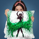 An Emerald Love Throw Pillow By Ashvin Harrison