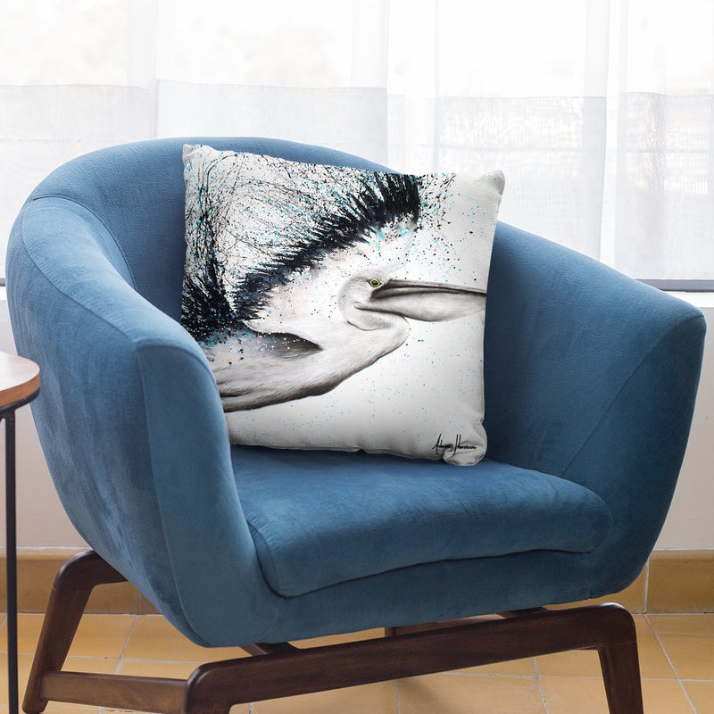 Pink Marble Pelican Throw Pillow By Ashvin Harrison