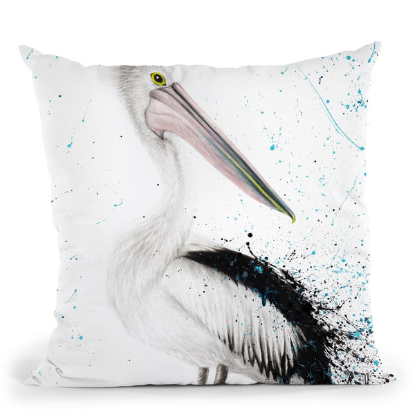 Proud Pelican Throw Pillow By Ashvin Harrison