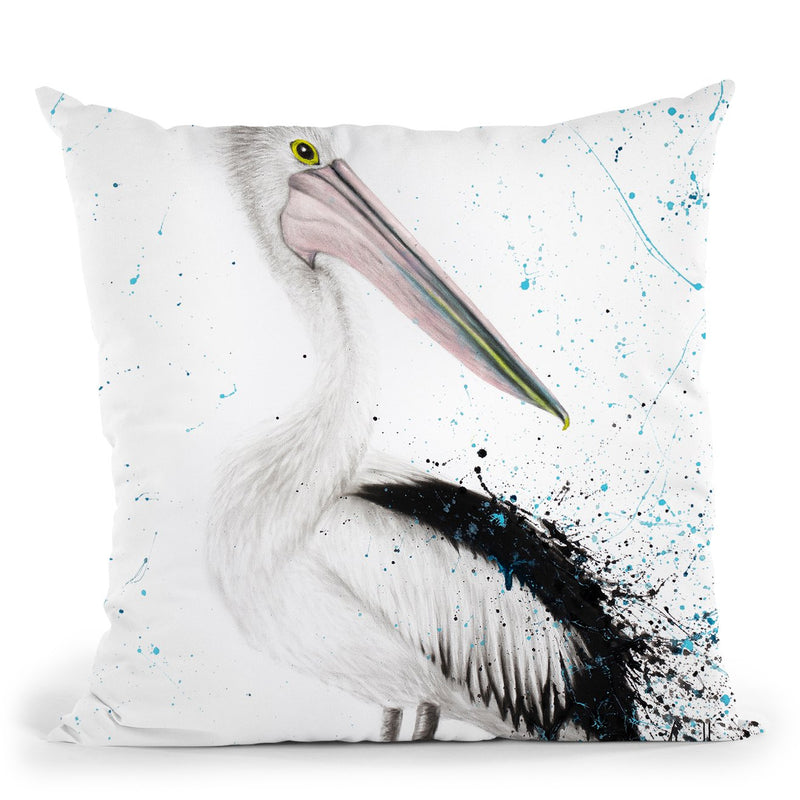 Proud Pelican Throw Pillow By Ashvin Harrison