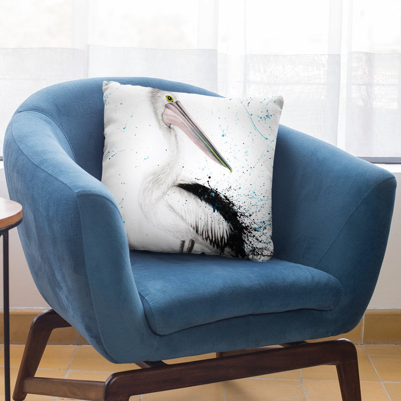Proud Pelican Throw Pillow By Ashvin Harrison