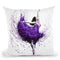 Purple Rain Ballet Throw Pillow By Ashvin Harrison