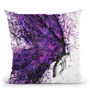 Purple Sky Butterfly Throw Pillow By Ashvin Harrison