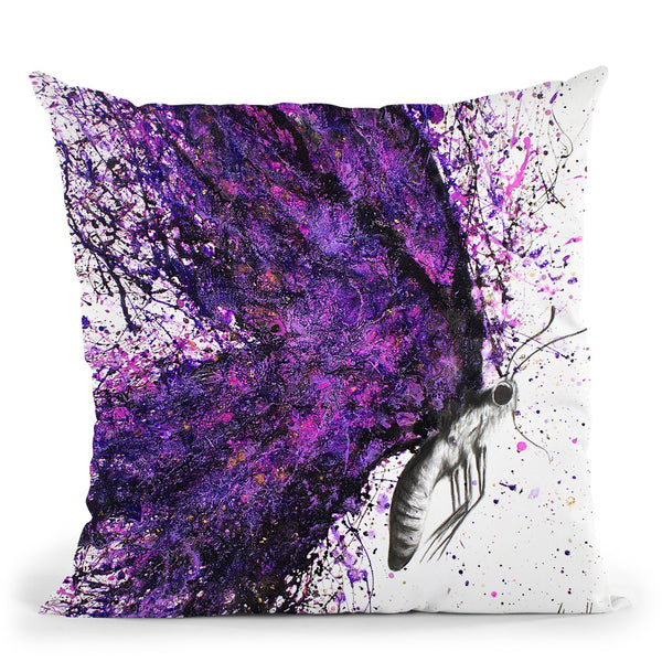 Purple Sky Butterfly Throw Pillow By Ashvin Harrison