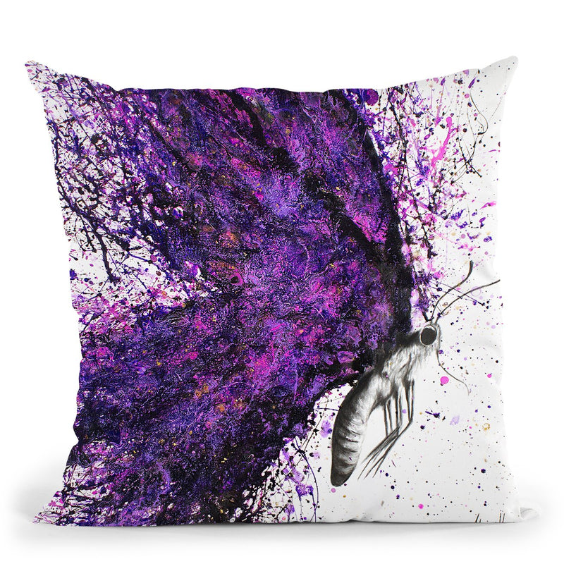 Purple Sky Butterfly Throw Pillow By Ashvin Harrison