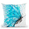 Aqua Butterfly Throw Pillow By Ashvin Harrison