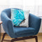 Aqua Butterfly Throw Pillow By Ashvin Harrison
