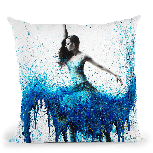 Rising Moonstone Dance Throw Pillow By Ashvin Harrison