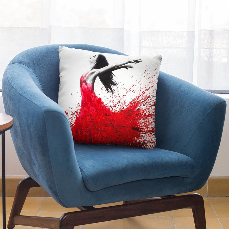 Rose Dance Throw Pillow By Ashvin Harrison