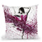 Royal Rubellite Ballerina Throw Pillow By Ashvin Harrison