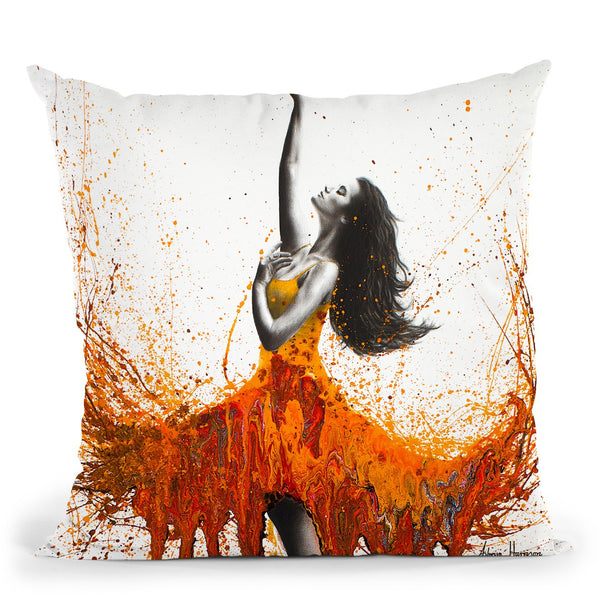 Rusty Desert Dance Throw Pillow By Ashvin Harrison