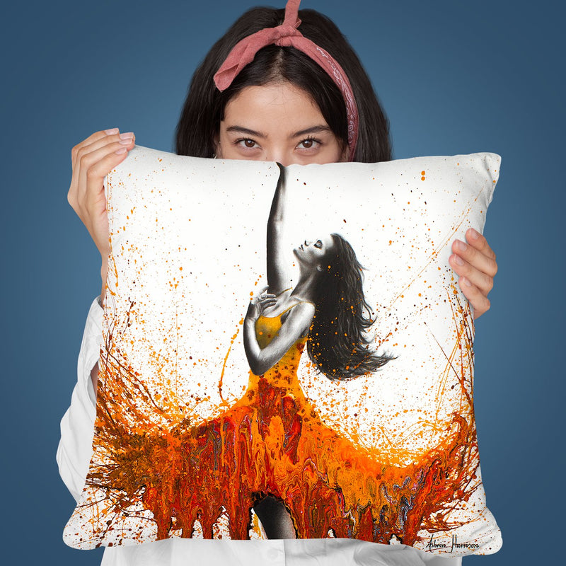Rusty Desert Dance Throw Pillow By Ashvin Harrison