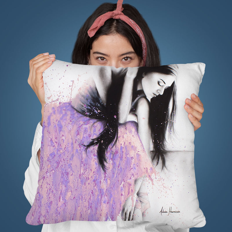 Sitting On The Edge Throw Pillow By Ashvin Harrison