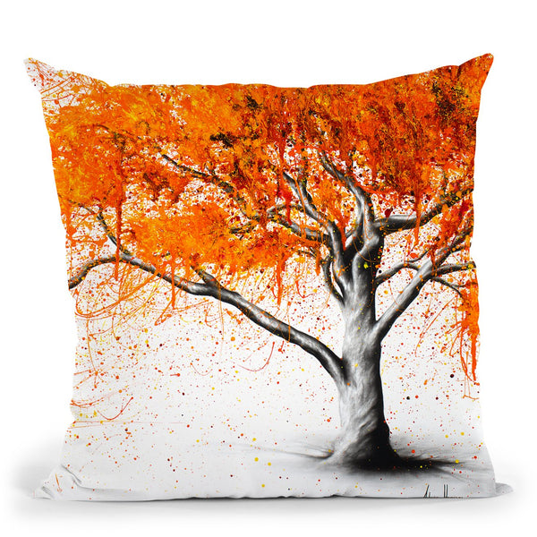 Autumn Flames Throw Pillow By Ashvin Harrison
