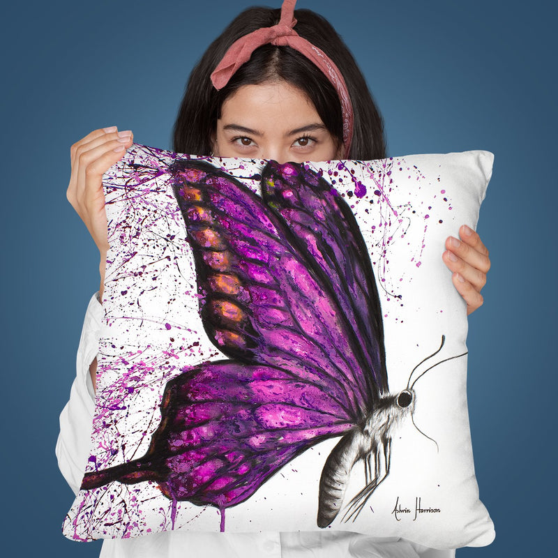 Song Of A Butterfly Throw Pillow By Ashvin Harrison