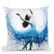 Sound Wave Dancer Ballerina Throw Pillow By Ashvin Harrison