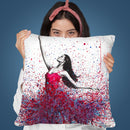 Strawberry Dancer Throw Pillow By Ashvin Harrison
