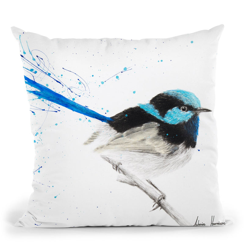 Tail In The Rain Throw Pillow By Ashvin Harrison