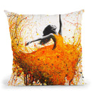 Tangelo Fire Dance Throw Pillow By Ashvin Harrison