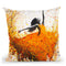Tangelo Fire Dance Throw Pillow By Ashvin Harrison