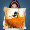 Tangelo Fire Dance Throw Pillow By Ashvin Harrison