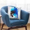 Azul Gourami Throw Pillow By Ashvin Harrison