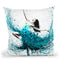 Teal Dancer Throw Pillow By Ashvin Harrison