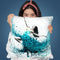 Teal Dancer Throw Pillow By Ashvin Harrison