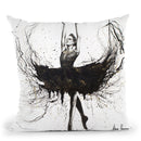The Black Swan Throw Pillow By Ashvin Harrison