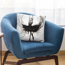 The Black Swan Throw Pillow By Ashvin Harrison