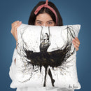 The Black Swan Throw Pillow By Ashvin Harrison