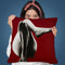 The Pleasure Of Cadmium Red Throw Pillow By Ashvin Harrison