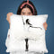 The White Swan Throw Pillow By Ashvin Harrison