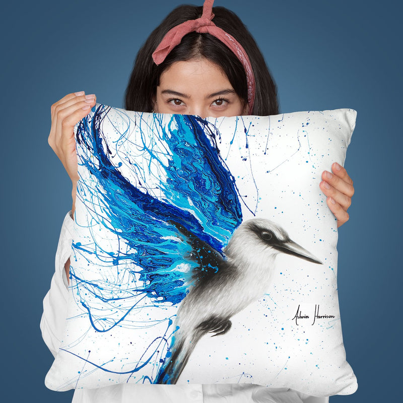 True Blue Throw Pillow By Ashvin Harrison