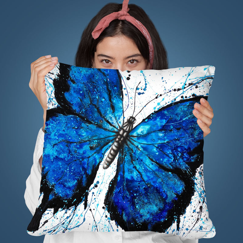 Beach Butterfly Wings Throw Pillow By Ashvin Harrison