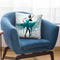 Turquoise Twist Throw Pillow By Ashvin Harrison